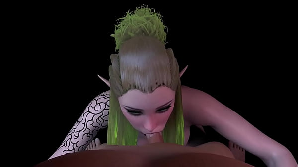 Милый лесной эльф делает минет на коленях от первого лица | 3D порно